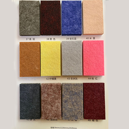 聚酯纤维吸音板色卡,木质吸音板