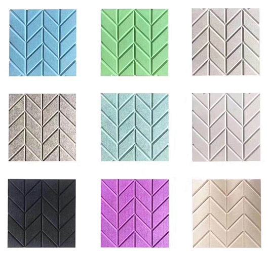 聚酯纤维吸音板V槽雕刻,木质吸音板