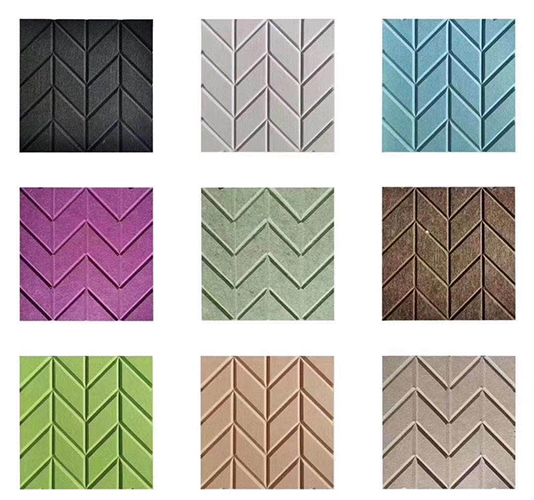 聚酯纤维吸音板V槽雕刻,木质吸音板